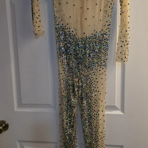 Elegant Sequin Embellished Jumpsuit